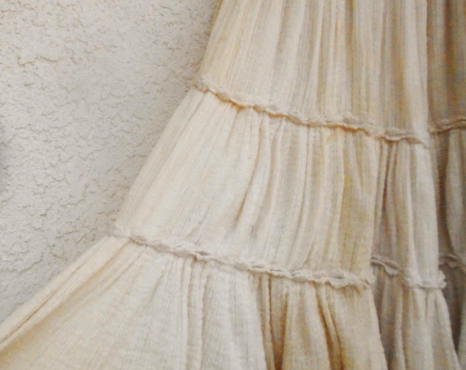 Cotton Gauze Fleece Skirt