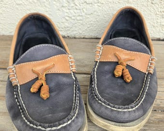 Vintage LL Bean womens slip on boat Shoes