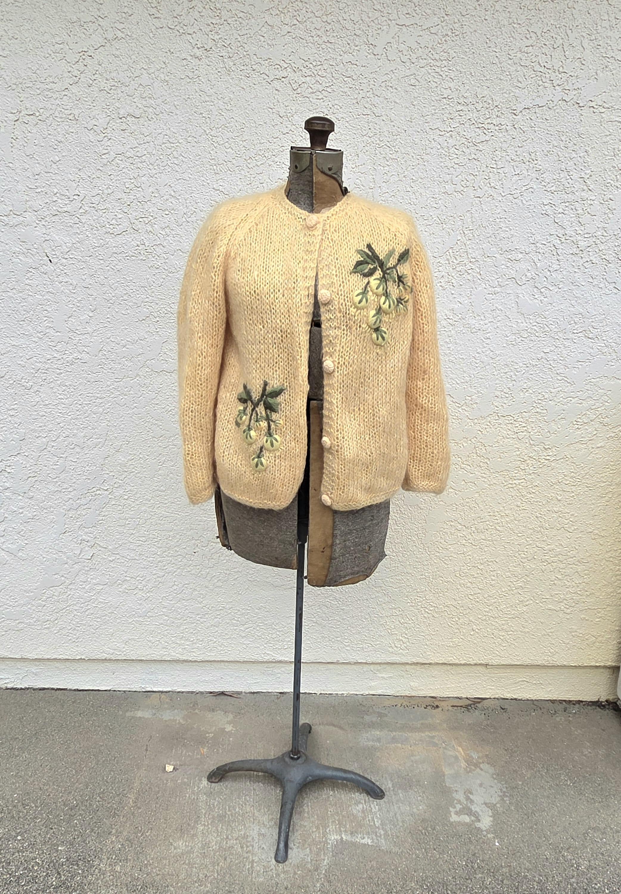 50s Mohair Cardigan - Etsy
