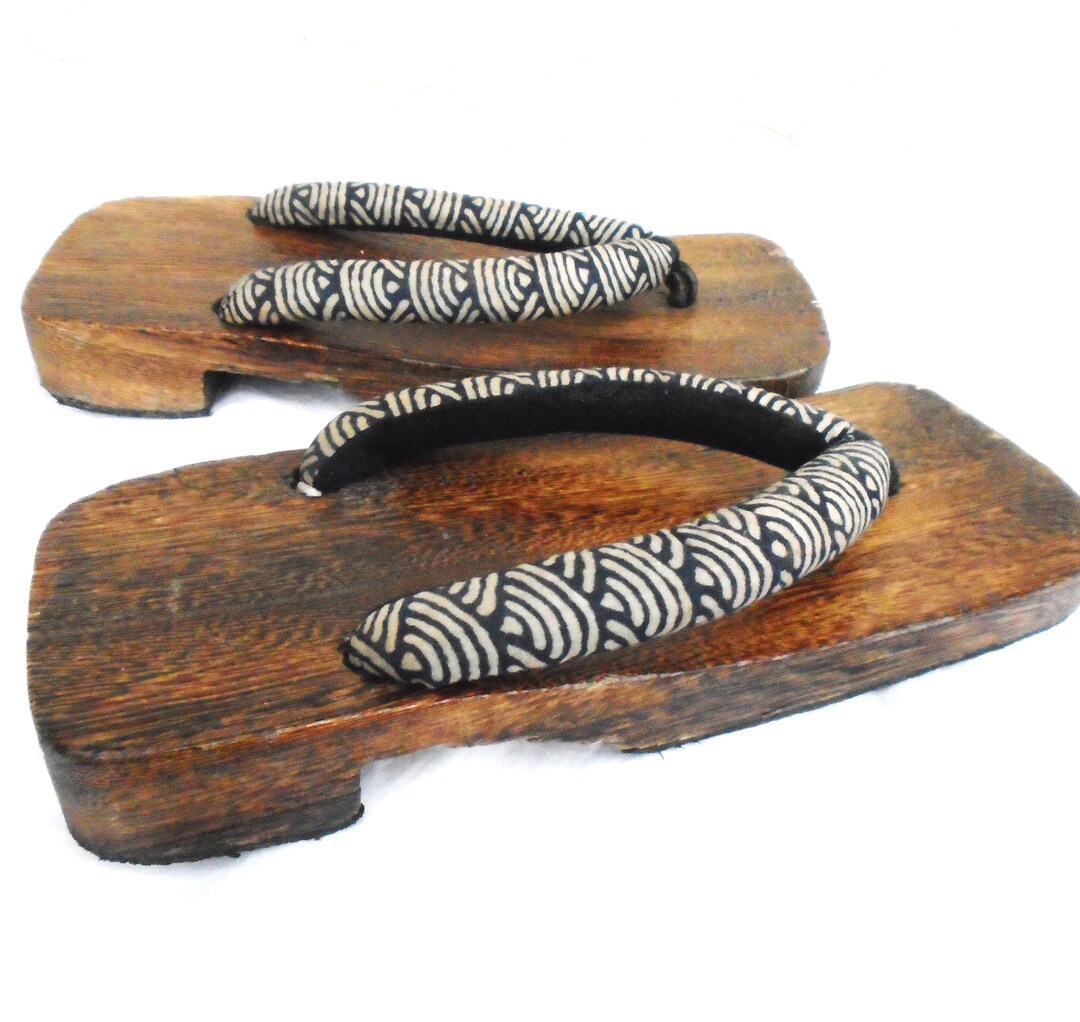 ON Sale...........vintage Japanese Wooden Sandals Etsy
