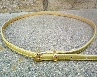 skinny gold belt for dress Thin Gold Belt
