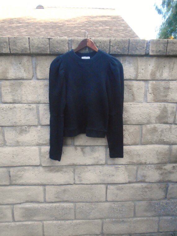 Ulla Johnson black cotton pullover Sweatshirt