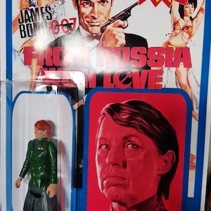 Figurine articulée 3 3/4 personnalisée James Bond From Russia With Love Rosa KLEBB