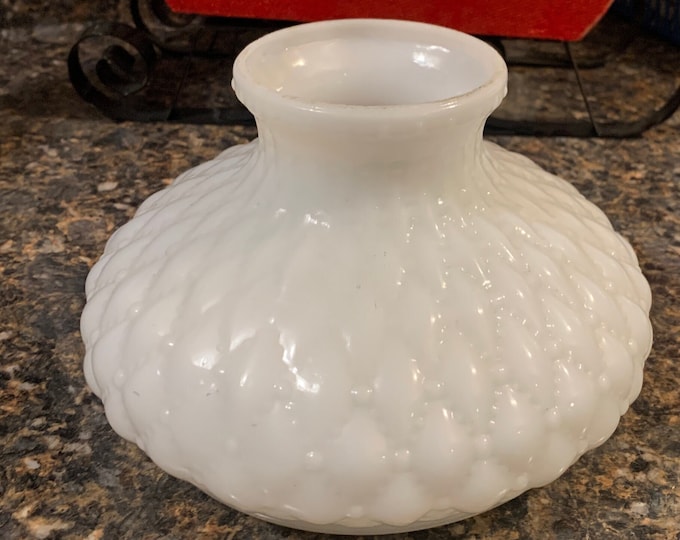 Vintage Milk Glass Lamp Shade Lamp Globe Replacement Parts Etsy
