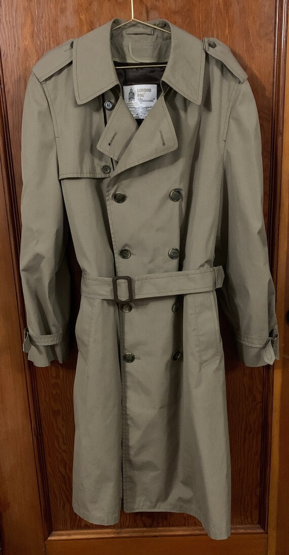 London Fog Trench Coat / Etsy