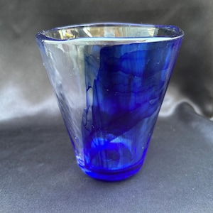 Bormioli Rocco By Murano Cobalt Blue 16 Oz Glass Single Replacement Parts