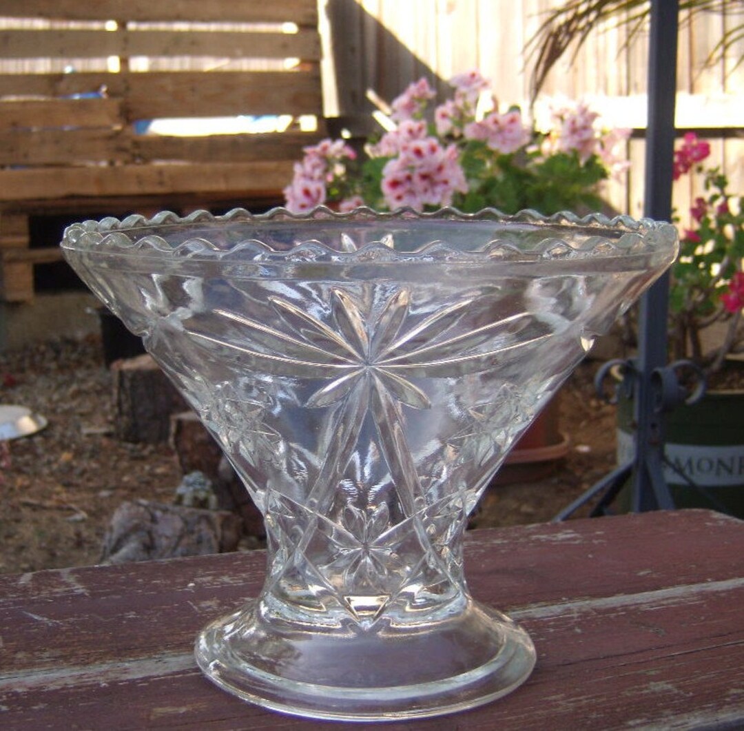 Vintage Small Punch Bowl or Pedestal for Cake Plate or Vase Etsy