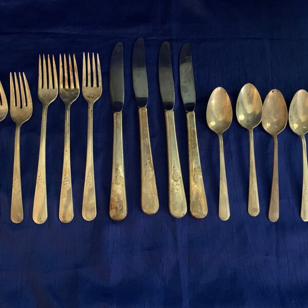 Holmes and Edwards Inlaid Silverware Etsy