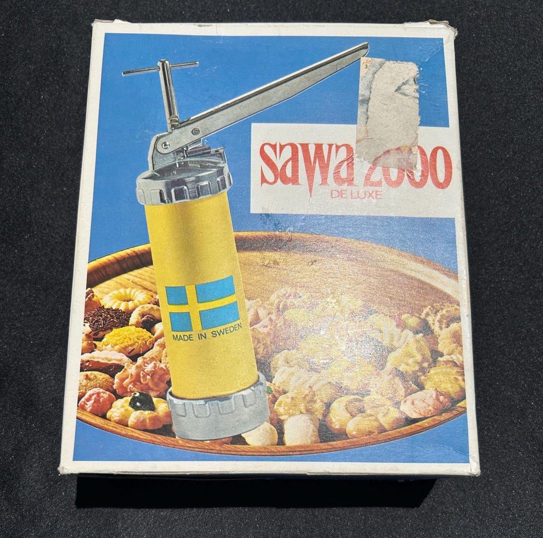 Presse à Biscuits Vintage Sawa 2000 Deluxe – Suède – Or – Occasion