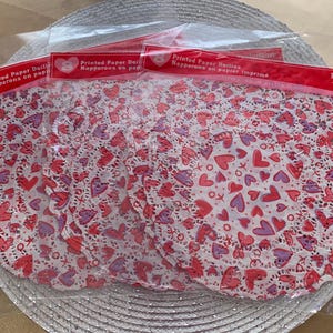 American Greetings Heart centrini di carta stampati 3 confezioni non aperte 7" e 9" carta per tutte le occasioni