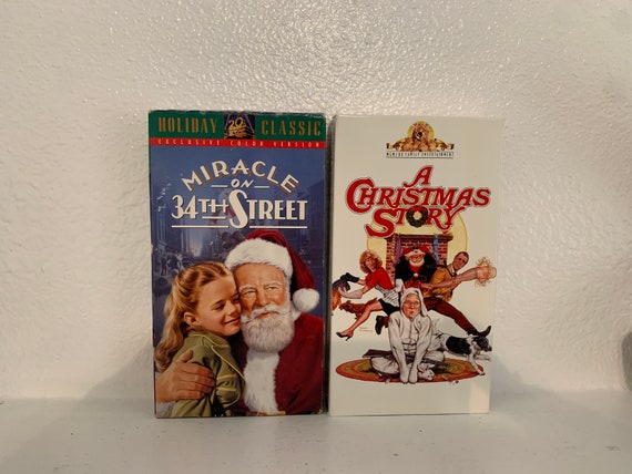 Two Christmas Story VHS Movies  Etsy