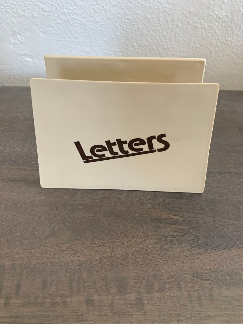 Vintage LETTERS Holder Etsy