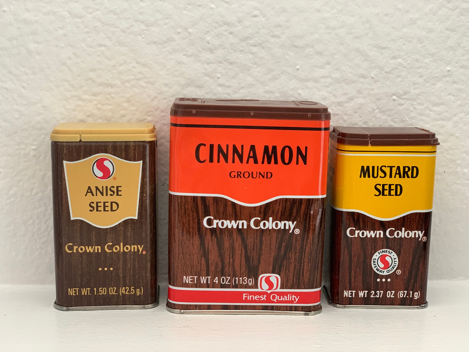 Vintage Safeway Crown Colony Spice Tin Spice Can Spice Etsy