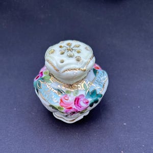 Nippon Porcelain Floral Vintage Hand-Painted Salt or Pepper Shaker