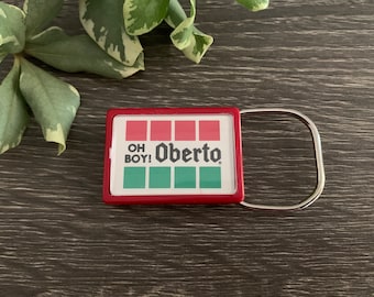 Vintage Oh Boy Oberto 75 Years Keychain