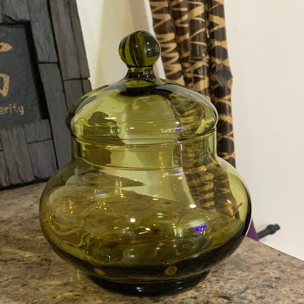 Glass Apothecary Jar With Lids Etsy