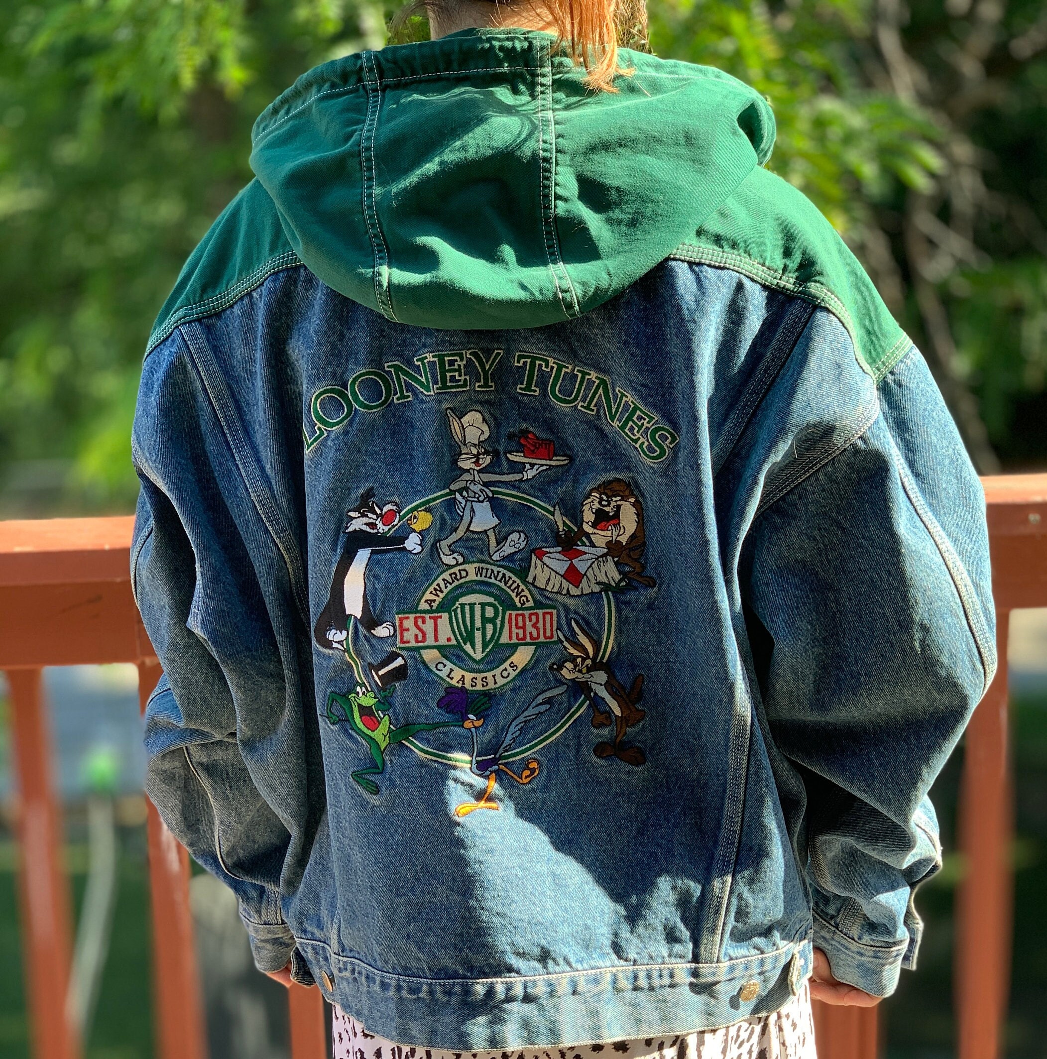 Looney tunes denim jacket Outlet