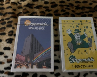 Two Decks of Playing Cards - Fitzgeralds Casino /Hotel Reno - Sealed