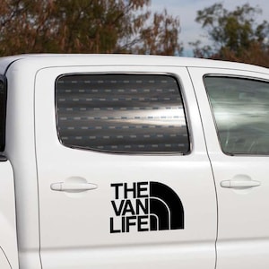 The Van Life Decal, Adventure Car Sticker, Outdoor Vanlife Vinyl Decal for Car, Camping & Travel Window Sticker, Vinyl Camper Van Sticker