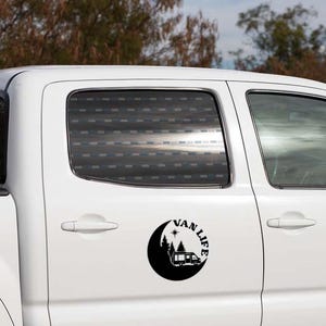 Van Life Vinyl Decal, Camper Van Sticker for Car, SUV, Window, RV Adventure Camping Sticker, Vanlife Outdoor Travel Decor, Bumper Sticker
