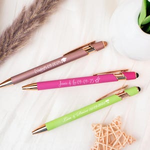 Personalized Ballpoint Pen, Custom Engraved Corporate Gift, Professional Office Pen, Teacher and Colleague Appreciation, Graduation Gift