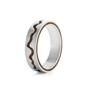 Wood Wedding Ring - Wooden Engagement Rings - Livlina - Wood Rings Uk