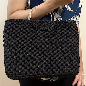 Custom Handmade Tote, Tote Bag, Crochet Tote , Custom Crochet Bag
