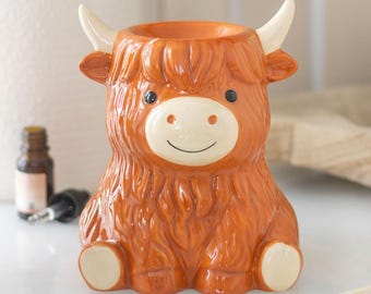 Highland Cow Oil Burner and Wax Warmer