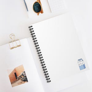 Leuk spiraalvormig notitieboekje melkpak voor studenten, journaling, schoolbenodigdheden