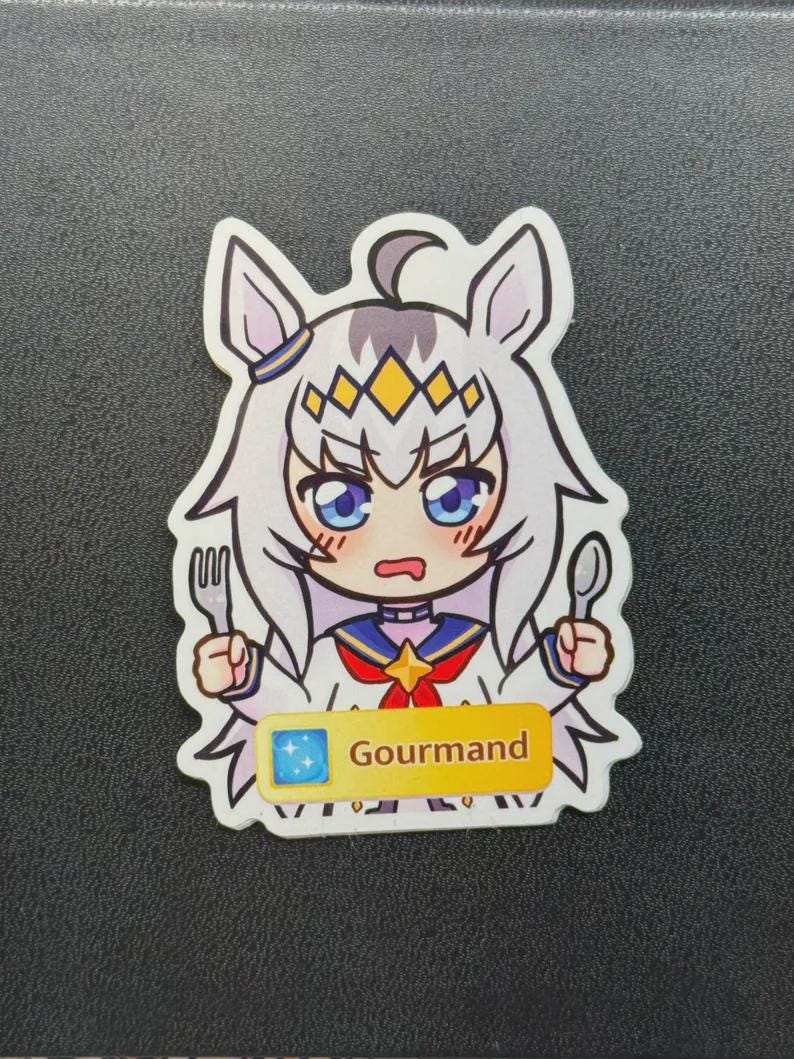 Assorted Umamusume Vinyl Sticker Weatherproof | Haru Urara, Oguri Cap, Freaky Satono Diamond, Gold Ship image 9