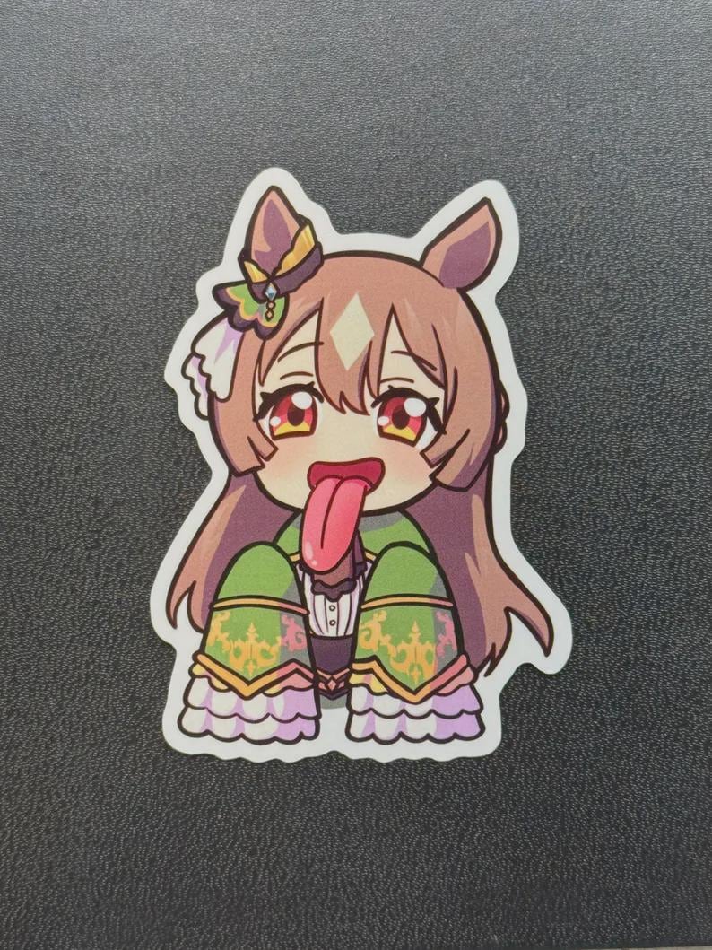 Assorted Umamusume Vinyl Sticker Weatherproof | Haru Urara, Oguri Cap, Freaky Satono Diamond, Gold Ship image 7