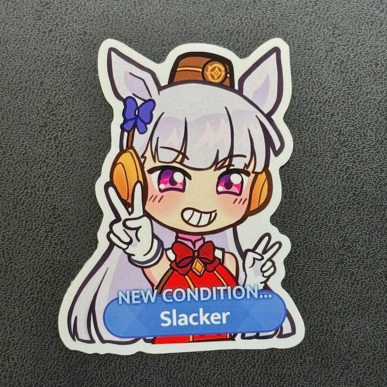 Assorted Umamusume Vinyl Sticker Weatherproof | Haru Urara, Oguri Cap, Freaky Satono Diamond, Gold Ship image 5