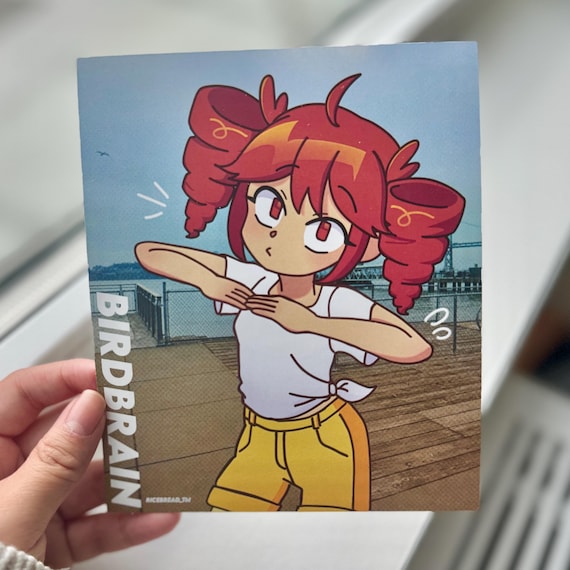 Kasane Teto Birdbrain Art Print 5x6