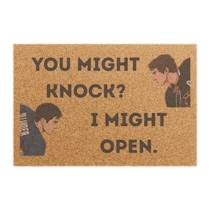 ¿Puedes llamar a la puerta? Puede que abra. Felpudo calefactable Rivalry / Felpudo de poliéster
