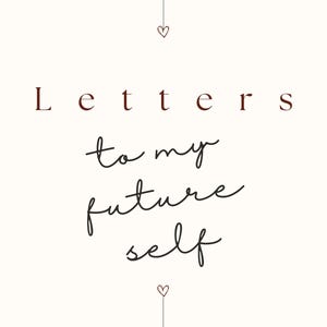 Cartas a mí mismo: Diario guiado para tu yo futuro / Diario de autorreflexión imprimible / Diario digital / Ideas para escribir