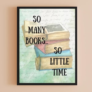 Book Lover Printable Wall Art Set of 3 | Literary Quote PDF Prints | Reading Decor for Bookworms & Home Libraries | Digital Download