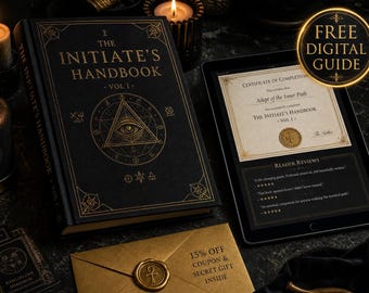 Initiate's Handbook Vol. I, Esoteric Ritual Guide, Temple Catalogue (Digital Download)
