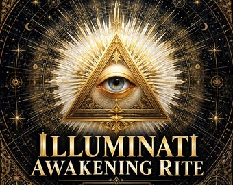 Rito de Despertar Illuminati, Sigilo Hermético Personalizado, Códice de Iniciación y Certificado Numerado, Entrega Rápida