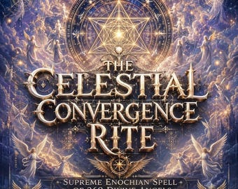 Celestial Convergence Rite, 269 Enochian Angels Spell, Sacred Art Ritual Guide (Digital Download)