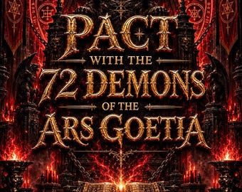 Pact with the 72 Demons of the Ars Goetia — Personalized Occult Ritual PDF