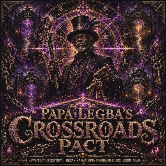 Papa Legba-Inspired Crossroads Reflection, Symbolic New Beginnings Journal, Personalized PDF Guide, Digital Download
