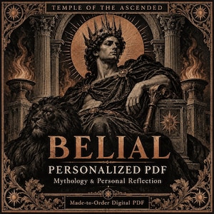 Pakt med Belial – Infernalisk kung av makt, frihet och absolut personlig suveränitet