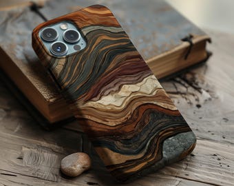 Wood Design Phone Case Nature Forest Lover Gift Abstract Brown Beige Print Art Cover for iPhone Pro Max Samsung Galaxy Google Pixel
