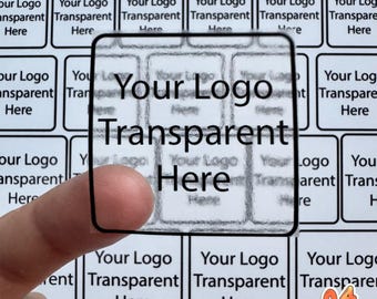 Personalisierte Foto Logo Aufkleber, benutzerdefinierte klare Vinyl Aufkleber, wasserfest