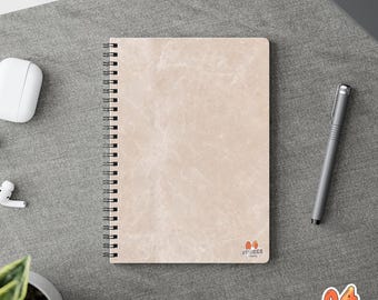 Personalisiertes Wirobound Softcover Notizbuch A5