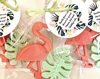 Flamingo Birthday Party Favors Bachelorette Party Girls Birthday Flamingo Soap Favors Party Favors Flamingo Bridal Shower