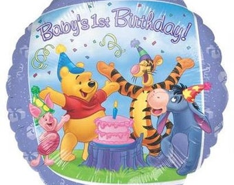 Pooh Bear Birthday Etsy