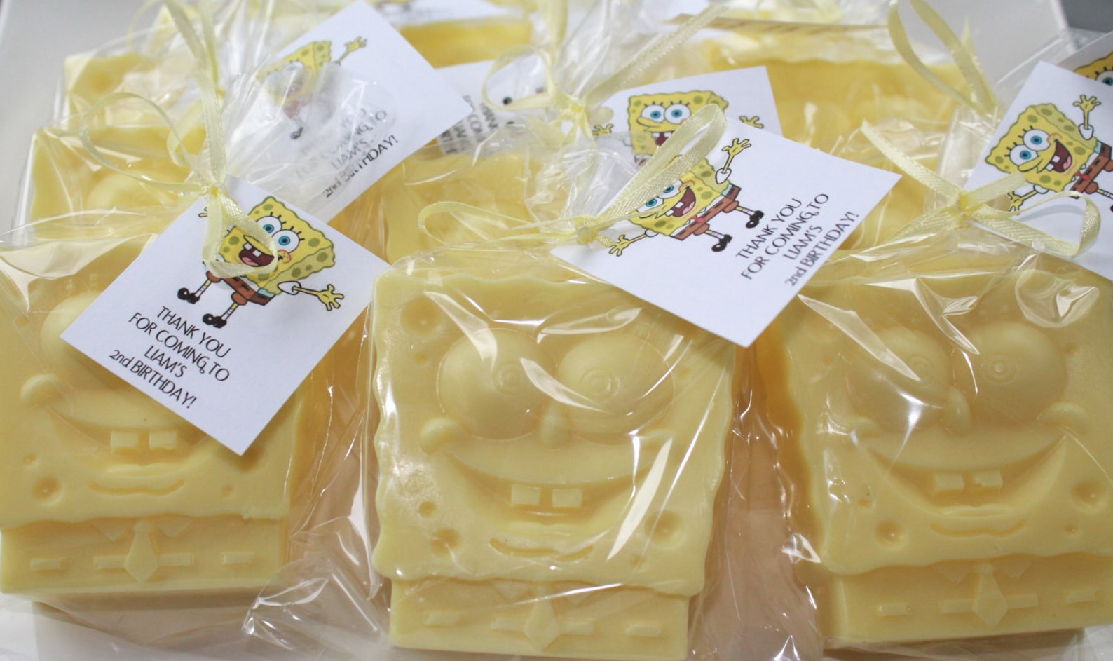 10 Spongebob Squarepants Party Favor Soaps Soap Soap Etsy