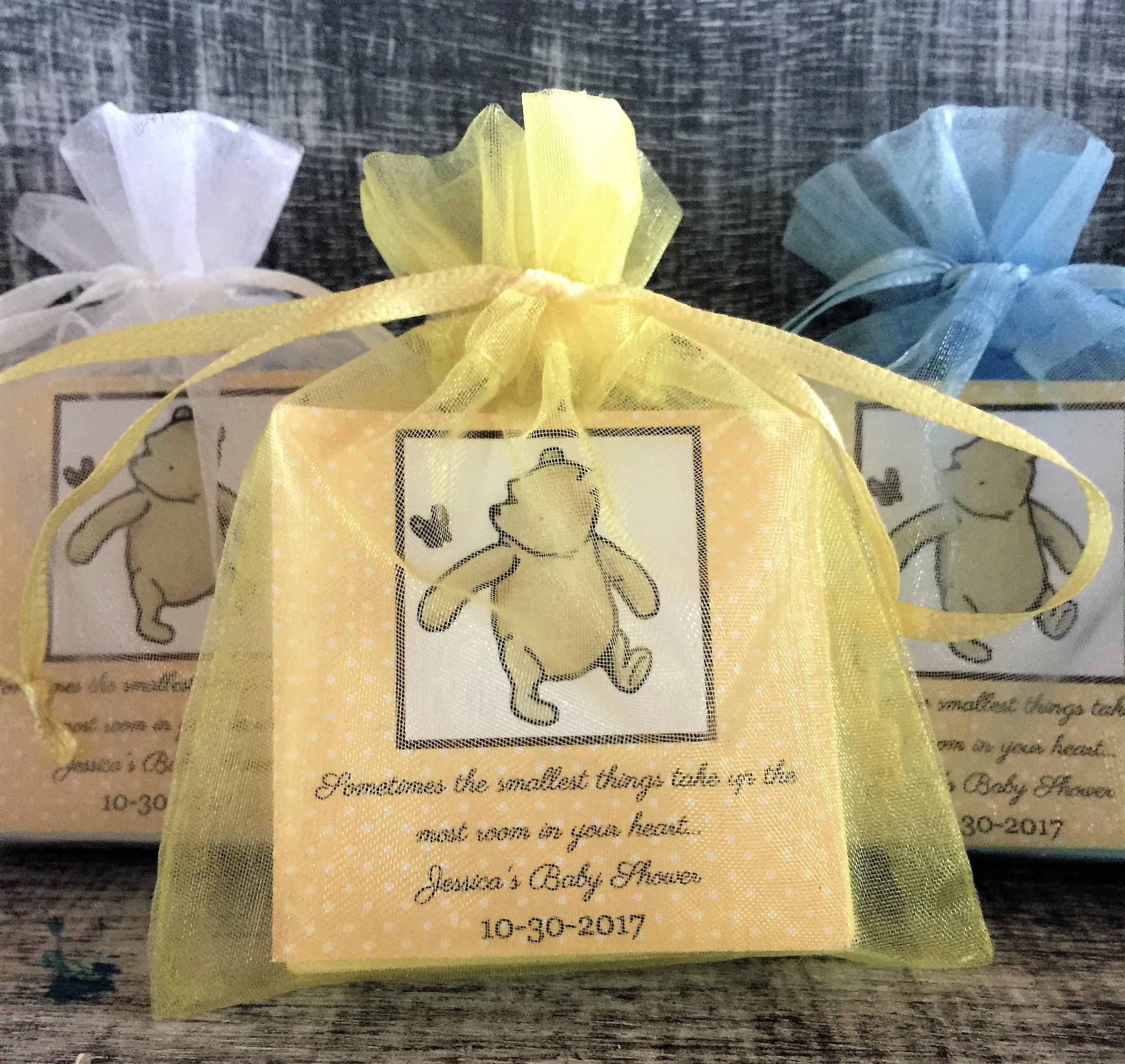 10 Winnie the Pooh Soap Favors Baby Shower Favors Birthday Etsy