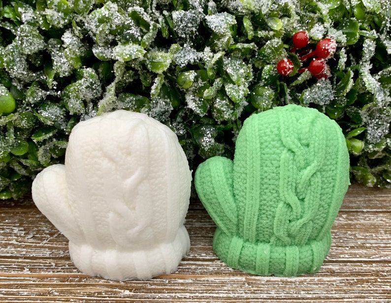 Winter Favors, Mitten soap favors 1 Mitten Soap: FREE SHIPPING Holiday favors Christmas favors